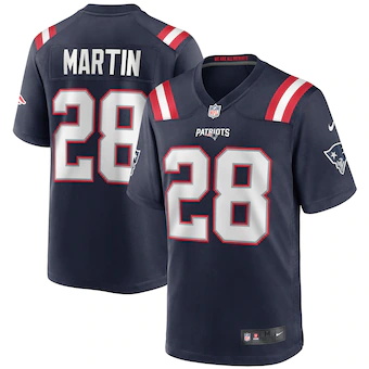 mens nike curtis martin navy new england patriots game reti